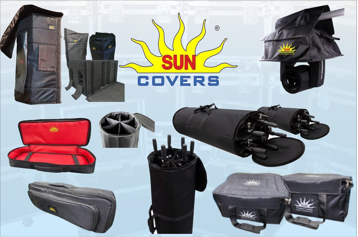 Sun Flight Cases, cases and covers range